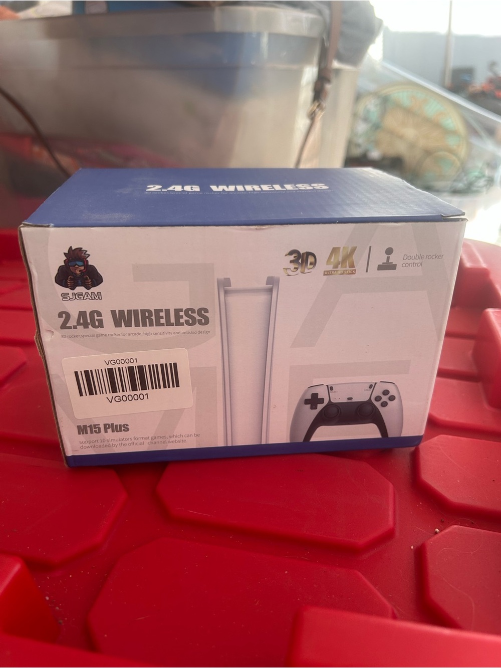 2.4G Wireless M15 Plus Video Game   White. Comes loaded with games